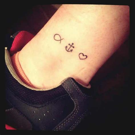 45 Perfectly Cute Faith Hope Love Tattoos And Designs With Best Placement