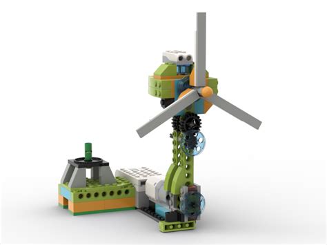 Wind Turbine Lego Wedo 2.0 - Roboinstruction.com