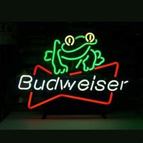 Budweiser Beer Frog Neon Sign ️ NeonSignsUS.com®