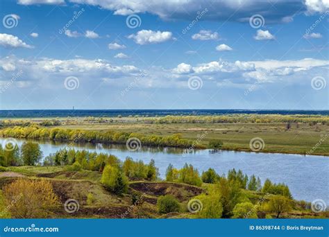 View of the Oka River, Russia Stock Photo - Image of russia, region: 86398744