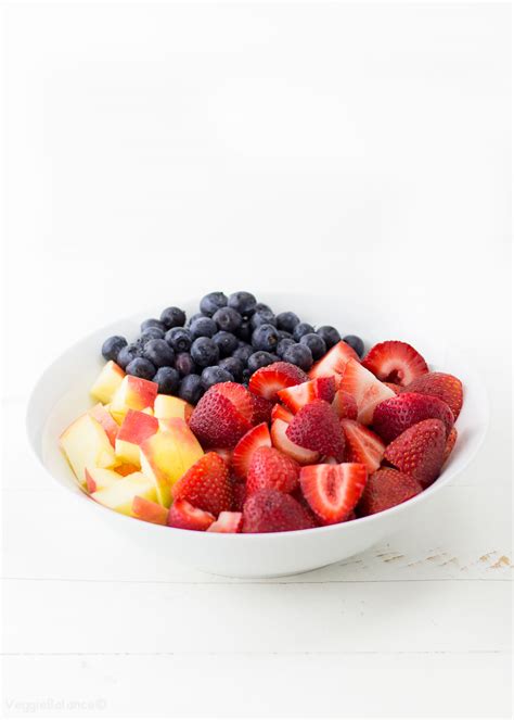 Lemon Mint Fruit Salad (Red, White & Blue Fruit Salad) - Gluten Free ...