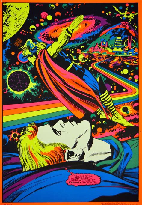 13 MARVEL BLACK LIGHT POSTERS to Blow Your Mind | 13th Dimension, Comics, Creators, Culture