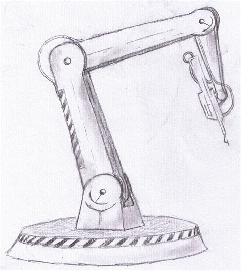 Robotic arm sketch by Gonazar on DeviantArt