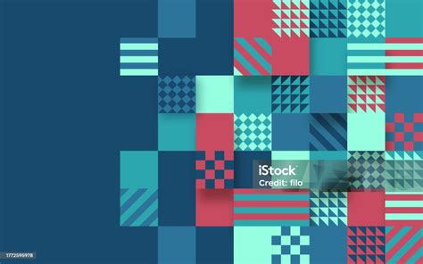 Modern Pixel Texture Abstract Pattern Background Stock Illustration - Download Image Now ...