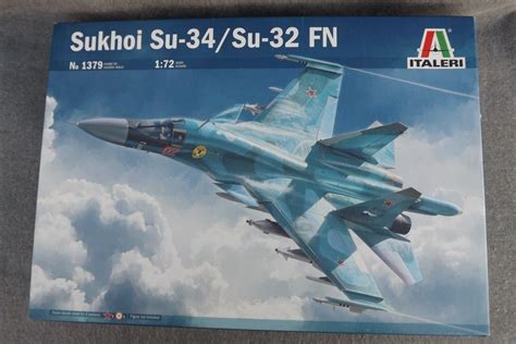 Italeri JET Aircraft Sukhoi Su-34 / Su-32 FN Sealed Model Kit 1:72 Scale #1379 | #4587567693