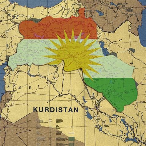 Weltkarte Kurdistan - Deutschlandkarte 2023