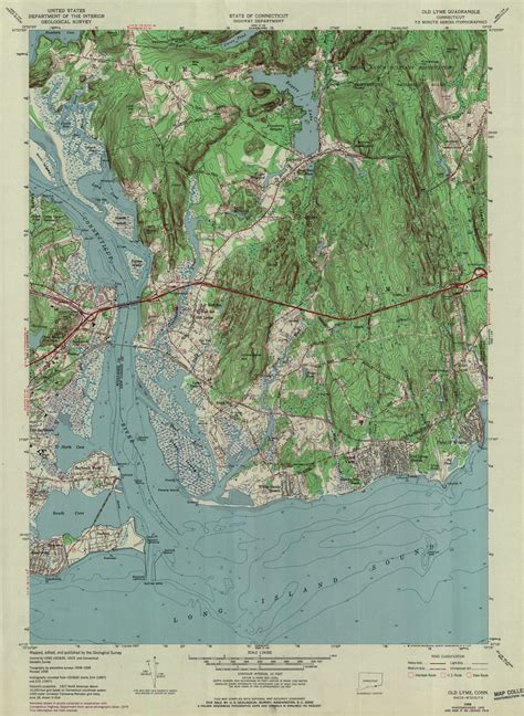 Old Lyme Quadrangle 1970 - USGS Topographic Map 1:24,000 | Flickr