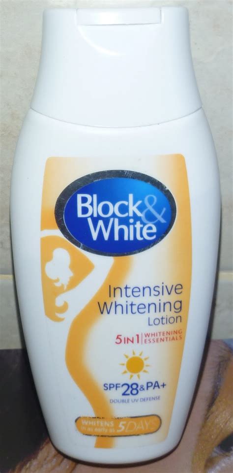 Shopaholic Girl: Block & White Intensive Whitening lotion SPF28