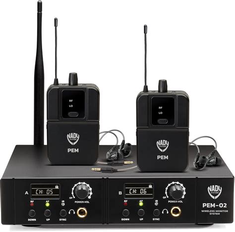 Nady PEM-02 Dual-Channel Wireless Personal In-Ear Monitor System