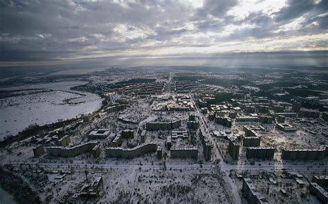 Pripyat, Ukraine, 90's. The city where the Chernobyl Nuclear Disaster happened transforming into ...