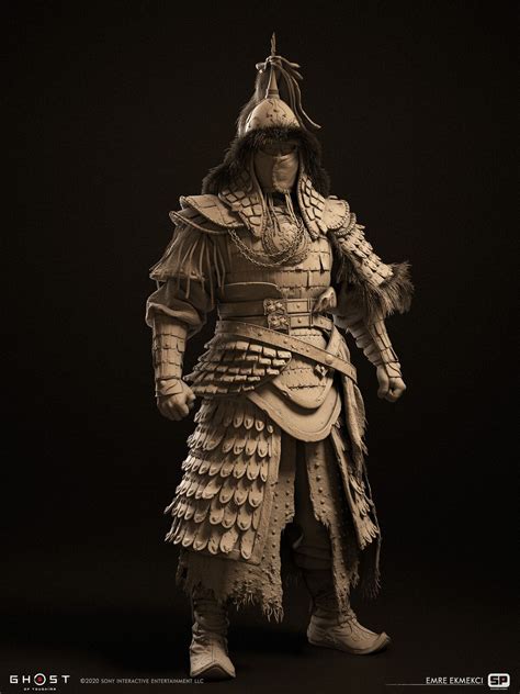 ArtStation - Ghost of Tsushima - Mongol Archer , Emre Ekmekci | Ghost ...