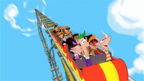 Phineas and Ferb Rollercoaster the musical | Phineas and ferb, Anime ...