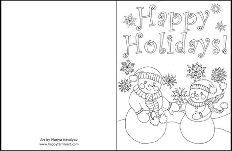 ChristmasCardfinished - Happy Family Art | Coloring pages, Family art ...