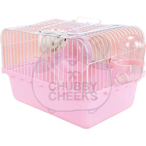 Plastic Wired Hamster Rodent Mice Cage Enclosure Outdoor Takeaway Luggage Case Handcarry ...