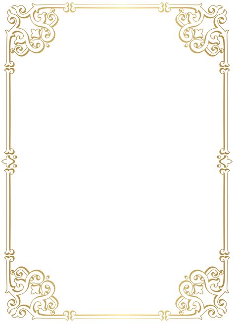 Elegant Border Frame Png