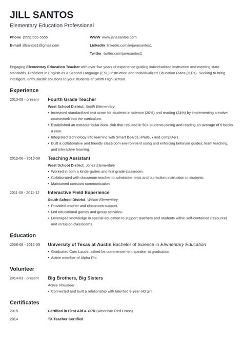 Résumé Templates School Resume Education Resume Pages Google Docs ...