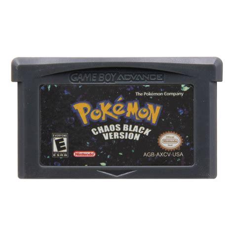 Pokemon Chaos Black US GBA