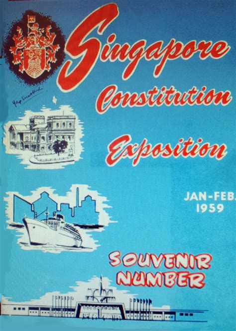 Blog To Express: Singapore Constitution Exposition Souvenir Number 1959