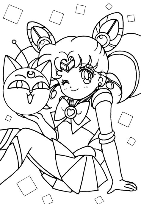 Sailor Moon Coloring Pages, Coloring Pages For Girls, Cute Coloring Pages, Coloring Books ...