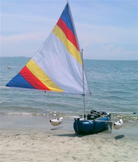 Sailboats To Go » Any-Kayak Upwind Sail Kit