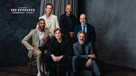 Actors Roundtable: Cillian Murphy, Mark Ruffalo, Jeffrey Wright, Paul Giamatti & more - YouTube