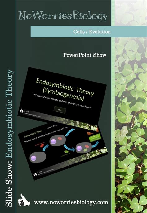 The animated PowerPoint Show “Endosymbiotic Theory. Symbiogenesis” investigates the origin of ...