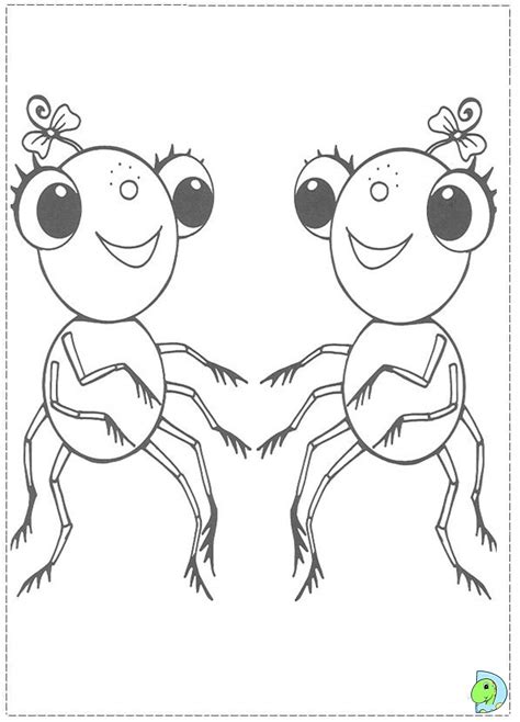 Miss Spider Coloring pages- DinoKids.org