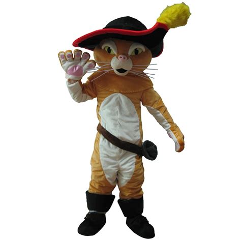 Puss In Boots Mascot Costume Pussy Cat Mascot Costume Free Shipping-in ...