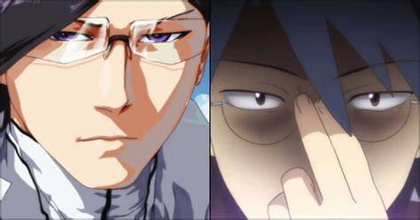 Smart Anime Characters With Glasses Glasses changing with characters moods