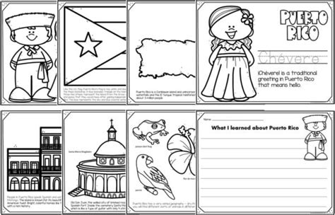 FREE Printable Puerto Rico Coloring Pages