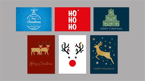 Rectangular Christmas Stickers | Modern Designs | Digital Printing UK