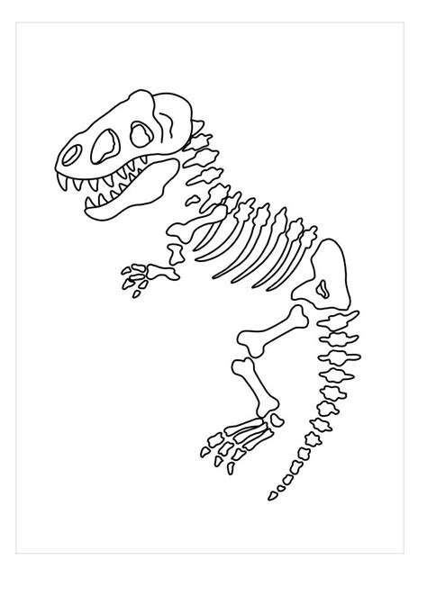 Dinosaur Fossils Coloring Pages & coloring book.