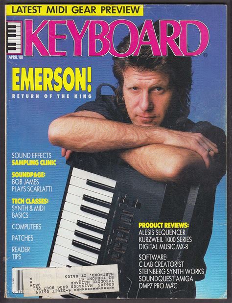 KEYBOARD Keith Emerson Bob James Eno Vince Clarke Erasure ++ 4 1988