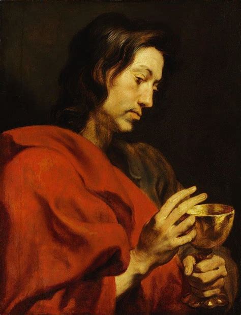 Saint John the Evangelist Painting by AnthonyvanDyck | Fine Art America