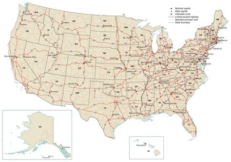 Road Map Of Usa States | Oklahoma Road