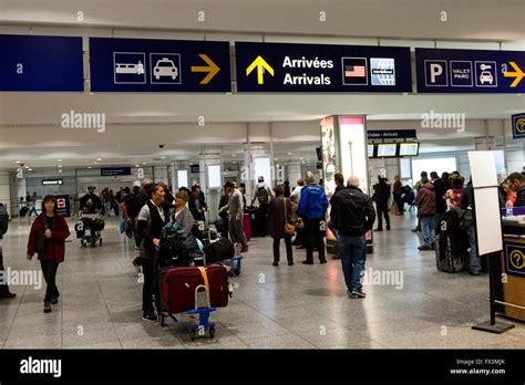 Arrival area at Pierre Elliot Trudeau airport in Montreal, Que., on ...