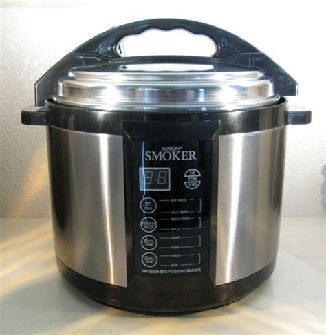 EMSON Electric 5Qt Indoor Smoker-Pressure Cooker Infusion BBQ ~ Used