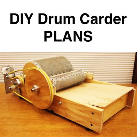 DIY Drum Carder Plans - Etsy | Gds håndarbejde, Gds, Garn