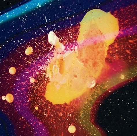 Stanley Donwood's creation for the "In Rainbows" Radiohead album cover. Yes, this is a painting ...