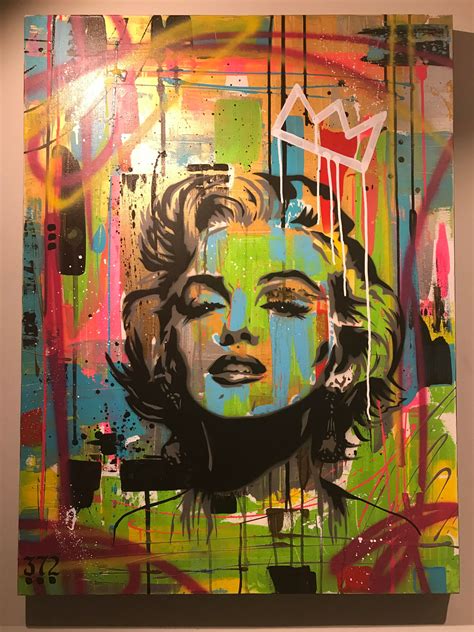 Stencil Art on Canvas by Chicago Artist: Trip One : r/stencils