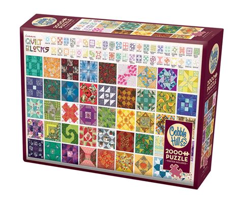 Quilt Blocks Jigsaw Puzzle, 2000 Pieces - Walmart.com