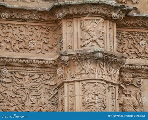 University of Salamanca Detail Stock Photo - Image of salamanca ...