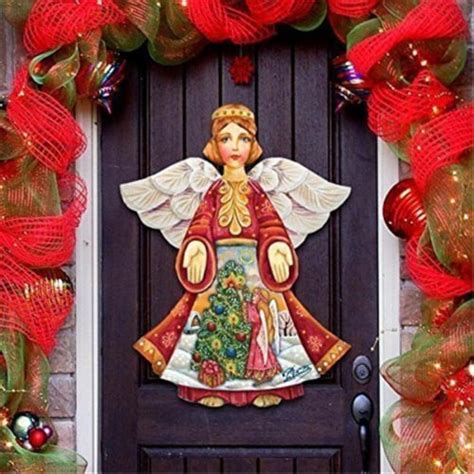 8154103 Christmas Tree Angel Wooden Ornament, 1 - Kroger