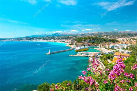 Nice city, french riviera, mediterranean sea Stock Photo by ...