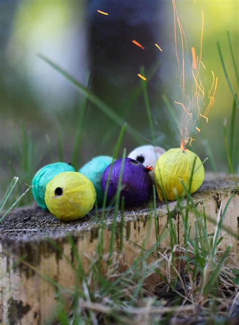 "Colorful Smoke Bombs" by Stocksy Contributor "Carolyn Lagattuta" - Stocksy