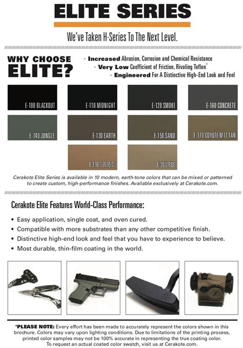 Cerakote Color Guide