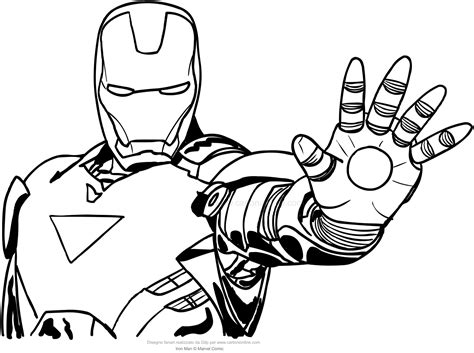 Iron Man Head Drawing at GetDrawings | Free download