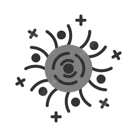 Black Hole Flat Icon Vector, Black, Hole, Black Hole PNG and Vector with Transparent Background ...