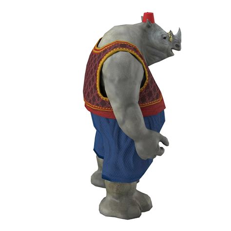 3D model Rhino game character VR / AR / low-poly | CGTrader