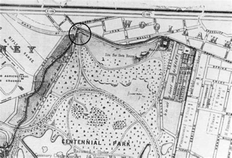 1892 map of Centennial Park and surrounds in eastern Sydney. 🌹 | Sydney map, Australia map ...